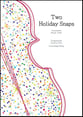 Two Holiday Snaps Orchestra sheet music cover